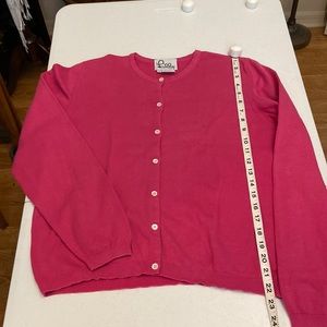 Lilly Pulitzer white label cardigan size medium